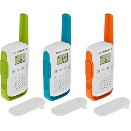 Motorola T42 two-way Lot de 3 PMR446 16 Canaux Portée 4 Km Talkie-walkie
