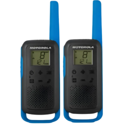 Motorola TALKABOUT T62 radios bidirectionnelles 16 canaux 12500 MHz Noir/Bleu 8km PMR446 Talkie-walkie