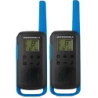 Motorola TALKABOUT T62 radios bidirectionnelles 16 canaux 12500 MHz Noir/Bleu 8km PMR446 Talkie-walkie