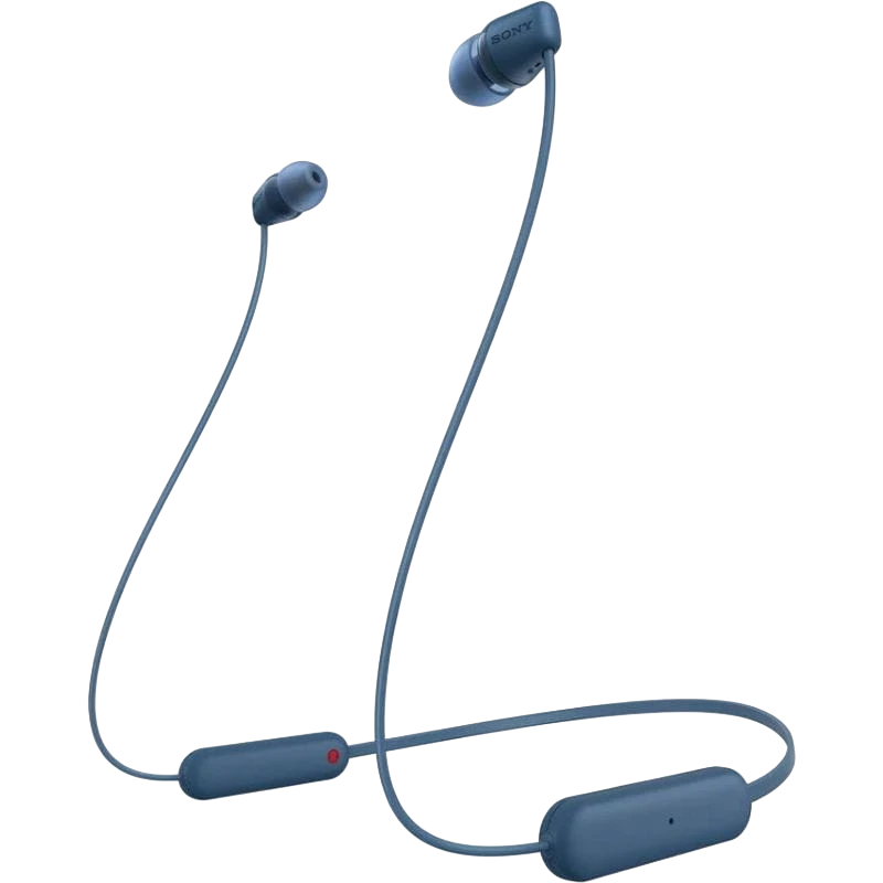Sony WI-C100 Bleu In-Ear Bluetooth 5.0 25h IPX4 Écouteurs sans fil