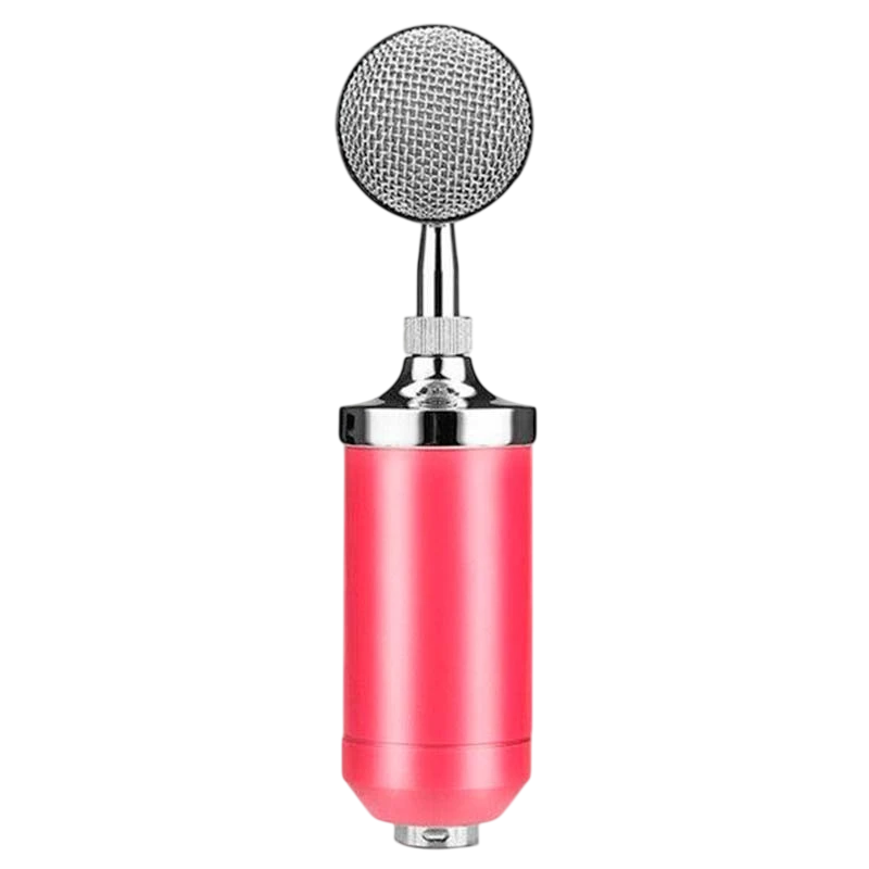 Microphone Condenseur BM-8000 Streaming/Étude Rose