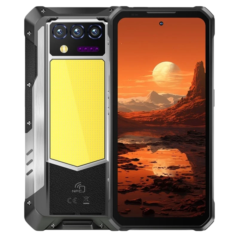 Oukitel WP100 5G 12GB/512GB Rugged IP68/IP69K 6,8 pouces 120Hz 200MP 33000mAh 66W NFC