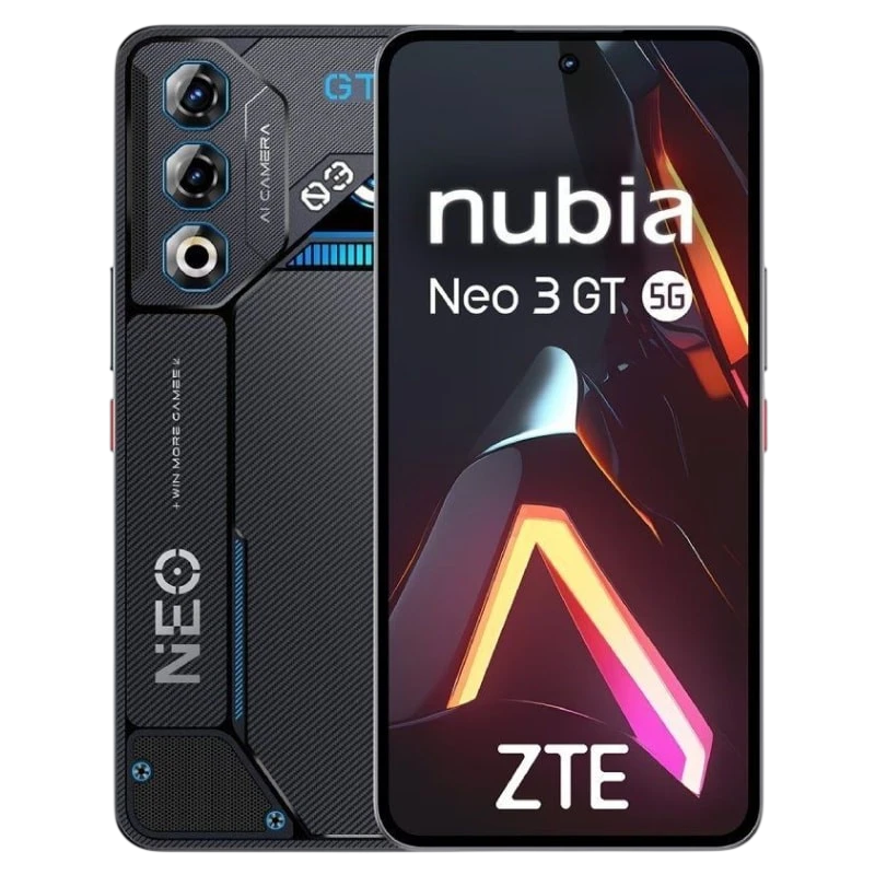 Nubia Neo 3 GT 5G 12GB/256GB Noir 6,8 pouces OLED 120Hz 50MP 5000mAh 80W NFC