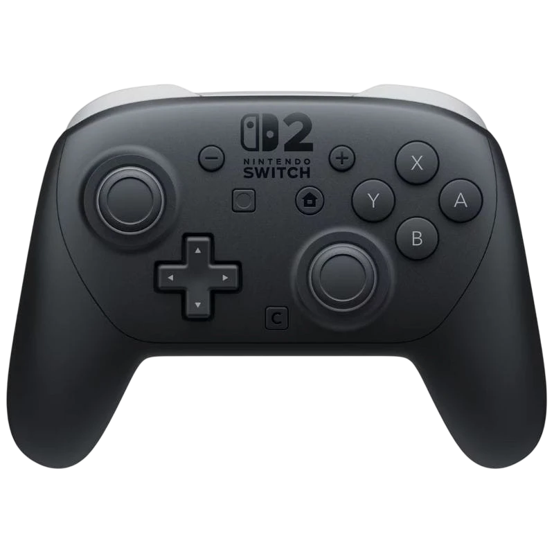 Nintendo Switch 2 Pro Controller Bluetooth Noir vibration gyroscope 1070mAh 40h Manette sans fil