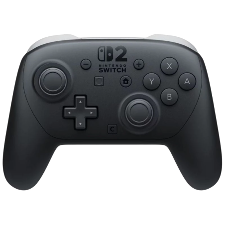 Nintendo Switch 2 Pro Controller Bluetooth Noir vibration gyroscope 1070mAh 40h Manette sans fil