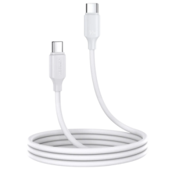 Câble USB‑C vers USB‑C Joyroom 60 W Charge Rapide 1 m, Blanc