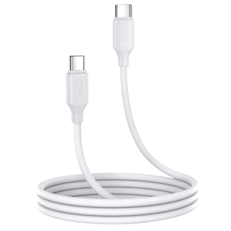Câble USB‑C vers USB‑C Joyroom 60 W Charge Rapide 1 m, Blanc