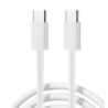 Joyroom Câble tressé Ben Series 60 W USB‑C vers USB‑C 1 m (Blanc)