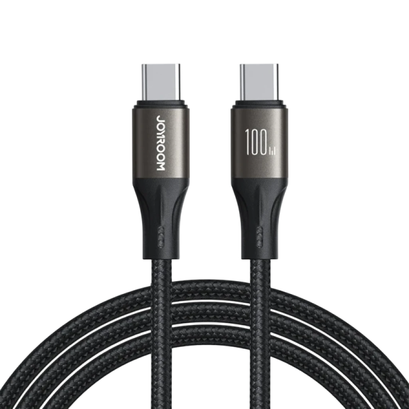 Joyroom Câble Light‑Speed Series 100 W USB‑C vers USB‑C 1,2 m (Noir)