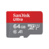 SanDisk Ultra 64GB 120MB/s A1 Carte microSD + Adaptateur