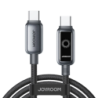 Câble Joyroom Intelligent Power‑Off 100 W USB‑C vers USB‑C 1,2 m, Noir
