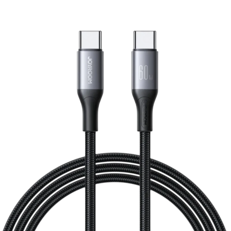 Câble USB‑C vers USB‑C Joyroom Flash Series 60 W 2 m, Noir