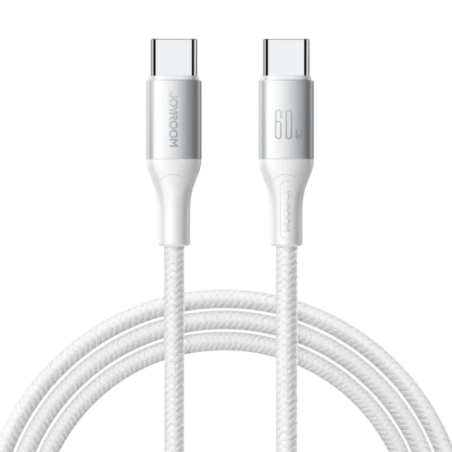 Câble USB‑C vers USB‑C Joyroom Flash Series 60 W 1 m, Blanc