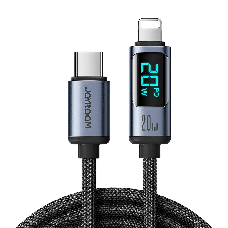 Câble Joyroom Type-C vers Lightning avec écran LED