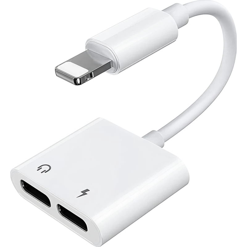 Joyroom Lightning/2x Lightning Adaptateur double