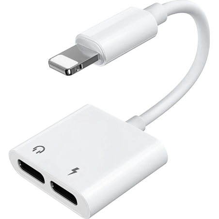 Joyroom Lightning/2x Lightning Adaptateur double