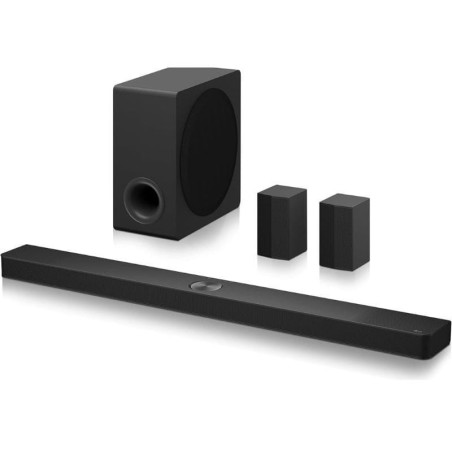 LG S90TY Noir 5.1.3 570W Dolby Atmos Subwoofer DTS:X HDMI ARC Bluetooth 5.1 WiFi Barre de son