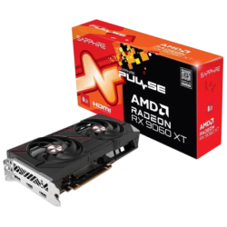 Sapphire PULSE AMD Radeon RX 9060 XT 8GB GPU GDDR6 PCIe 5.0 2 ventilateurs 1 DisplayPort Carte graphique