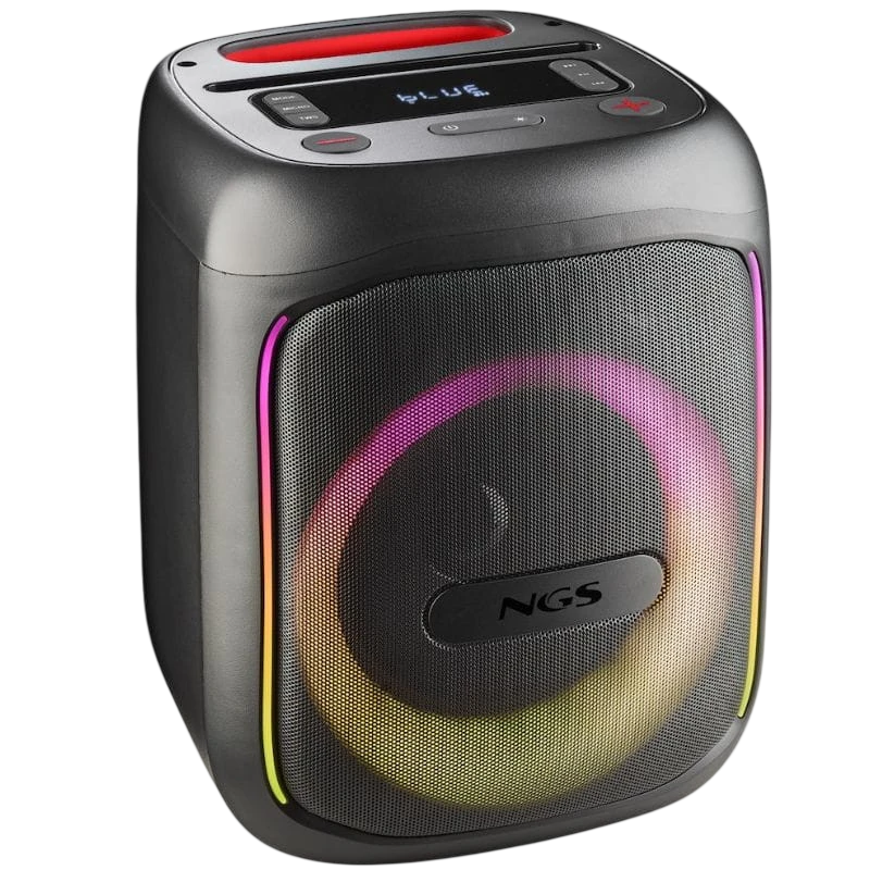 NGS Wild Swag GO Noir 40W 10h 3600mAh lumières LED entrée AUX Enceinte Bluetooth 5.0