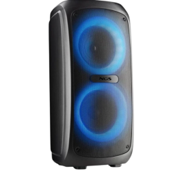NGS Wild Temper Bleu 40W 5h 4400mAh lumières LED entrée AUX Enceinte Bluetooth 5.3