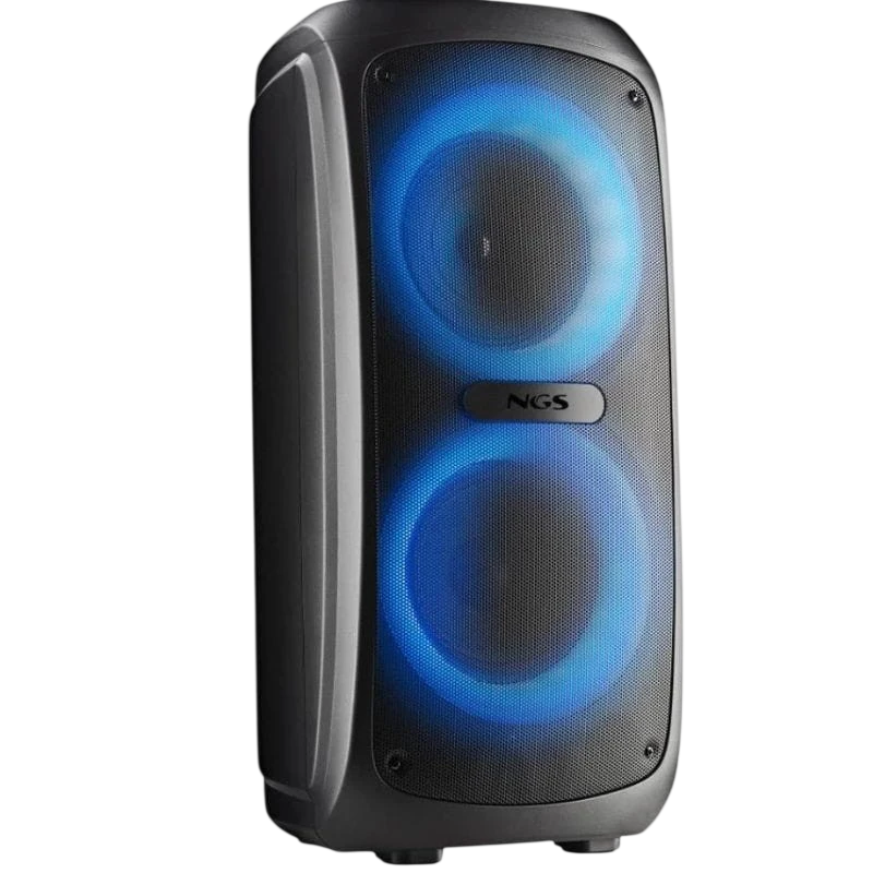 NGS Wild Temper Bleu 40W 5h 4400mAh lumières LED entrée AUX Enceinte Bluetooth 5.3