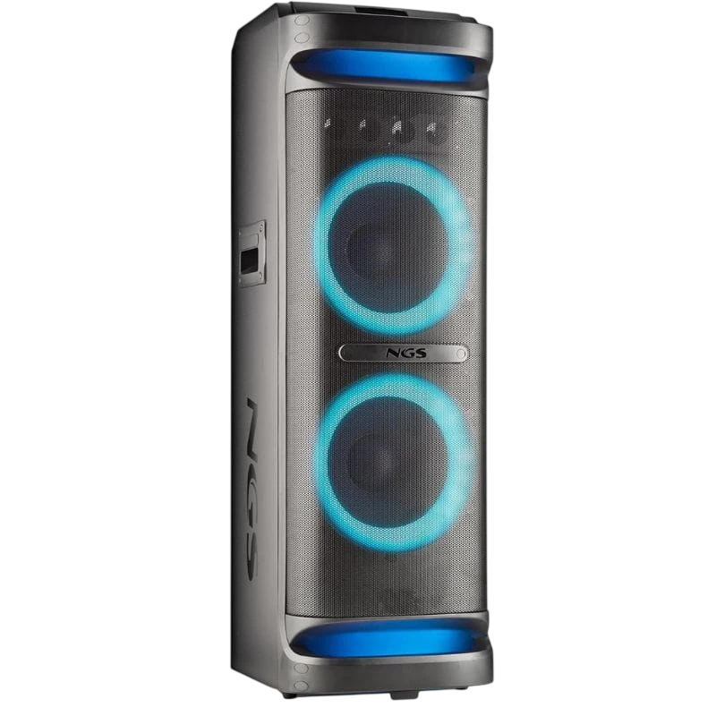 NGS Wild Space 3 Noir 800W lumières LED entrée AUX Enceinte Bluetooth 5.3