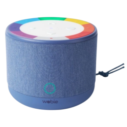 Wobie Box Bleu IPX5 2200mAh mains libres entrée AUX WiFi Enceinte Bluetooth 5.3