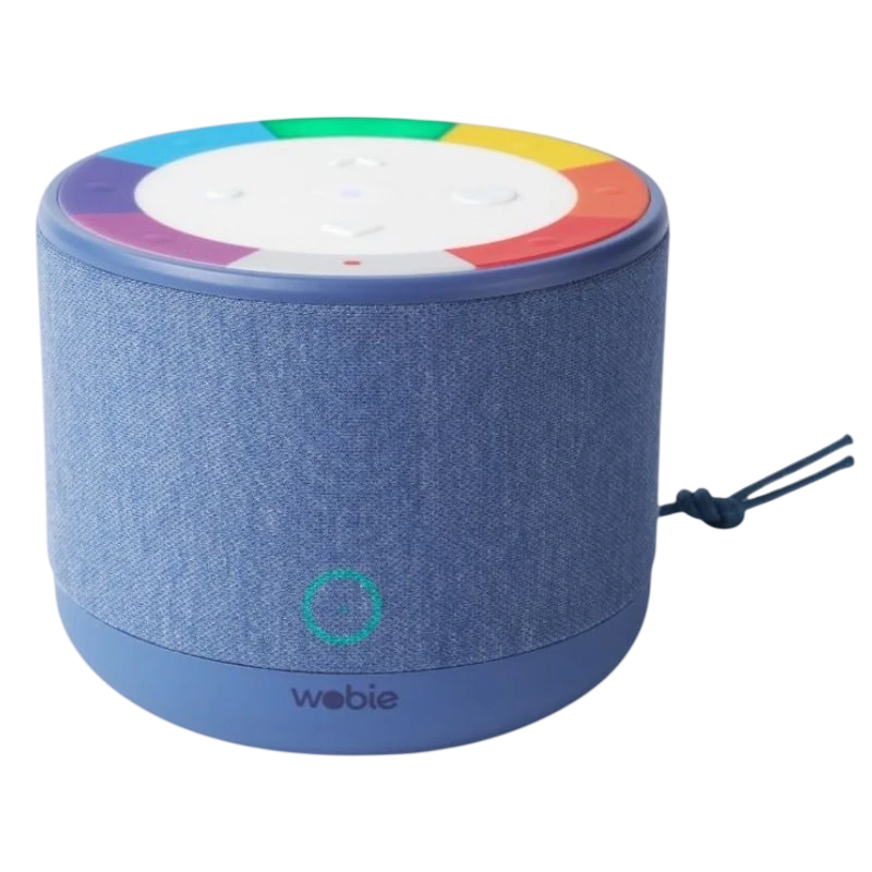 Wobie Box Bleu IPX5 2200mAh mains libres entrée AUX WiFi Enceinte Bluetooth 5.3