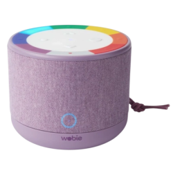 Wobie Box Violet IPX5 2200mAh mains libres entrée AUX WiFi Enceinte Bluetooth 5.3