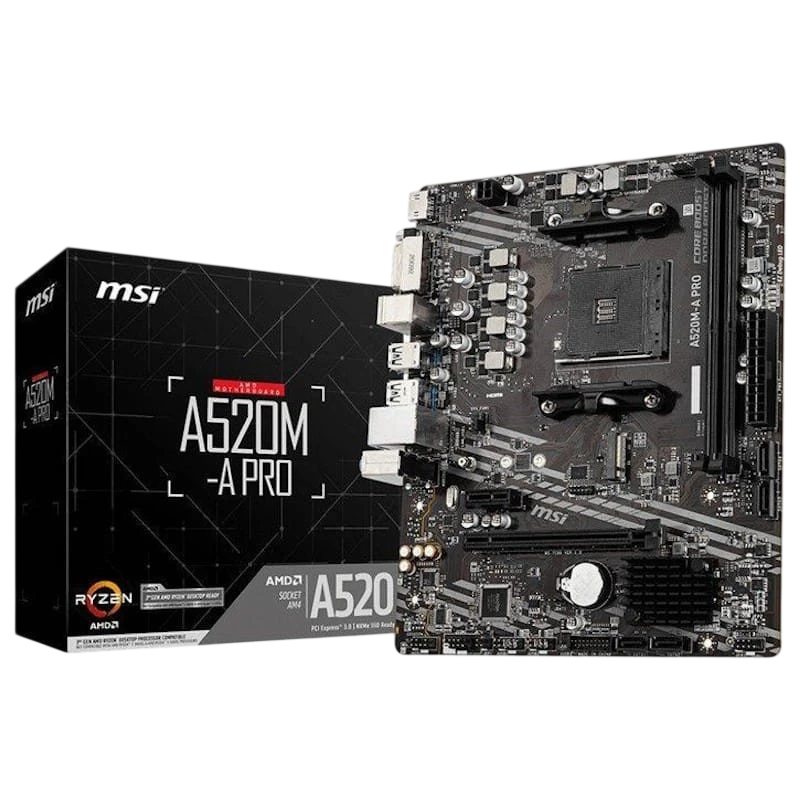MSI A520M-A PRO AM4 Carte mère