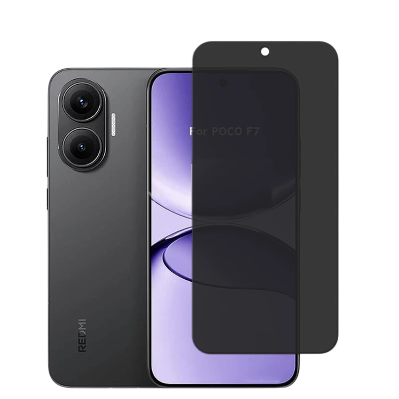 Protection d'écran en verre trempé Anti Espion Xiaomi Poco F7