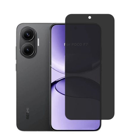 Protection d'écran en verre trempé Anti Espion Xiaomi Poco F7