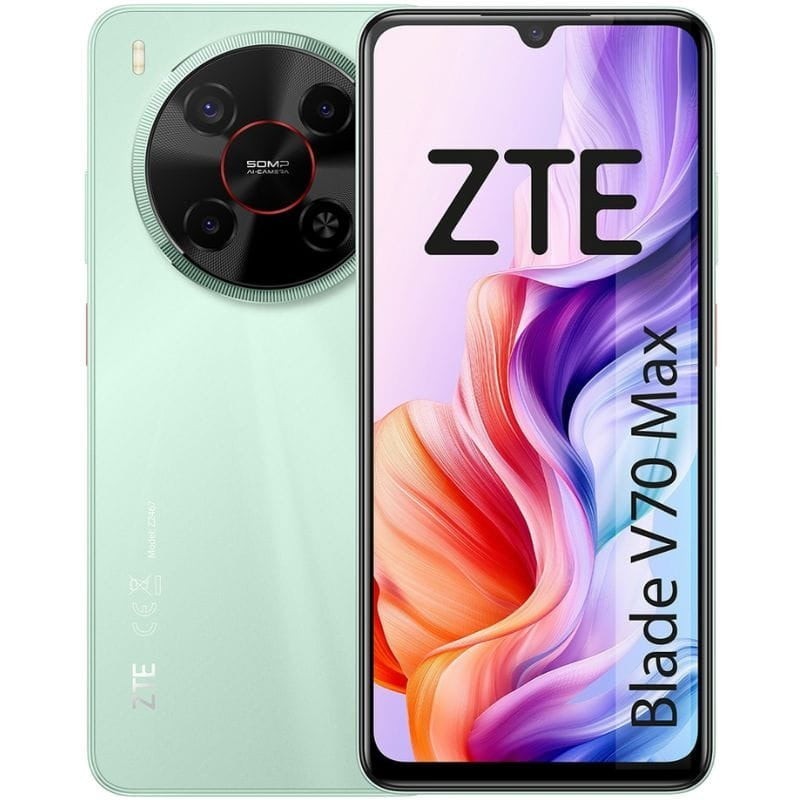 ZTE Blade V70 Max 4GB/128GB Vert 6,9 pouces IPS 120Hz 50MP 6000mAh 22W NFC