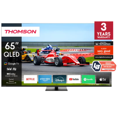 Thomson 65QG7C14 65 pouces 4K QLED 144Hz Dolby Vision Google TV
