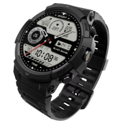 Black Shark GS3 Sport Noir 1,43 pouces AMOLED GPS 18 jours +120 sports 5ATM IP69K Smartwatch
