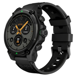 Black Shark GS3 Noir 1,43 pouces AMOLED GPS 21 jours +100 sports 5ATM IP69K Smartwatch