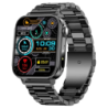 COLMI P80 Bracelet Acier Noir IPS GPS 7 jours +120 sports IP68 Smartwatch