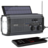 5000 mAh Gris et Noir Radio d'urgence portable