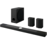LG S95TR Noir 9.1.5 810W Dolby Atmos Subwoofer sans fil DTS:X HDMI ARC Bluetooth 5.1 WiFi Barre de son