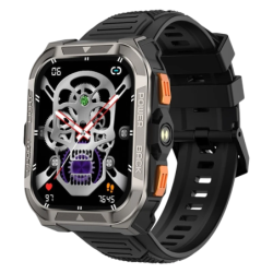Blackview W80 Pro Noir 1,91 pouces TFT GPS 15 jours +100 sports 1ATM Smartwatch