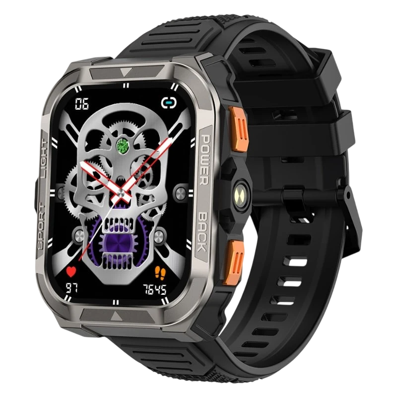 Blackview W80 Pro Noir 1,91 pouces TFT GPS 15 jours +100 sports 1ATM Smartwatch