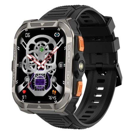 Blackview W80 Pro Noir 1,91 pouces TFT GPS 15 jours +100 sports 1ATM Smartwatch