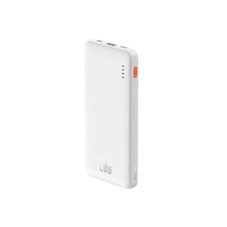 Baseus Slim Airpow Blanc 10000mAh 20W Power Bank