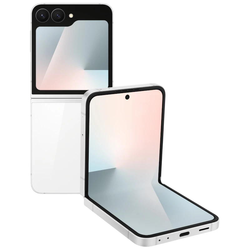 Samsung Galaxy Z Flip7 FE 5G 8GB/256GB Blanc 6,7 pouces AMOLED 120Hz 50MP 4000mAh 25W NFC