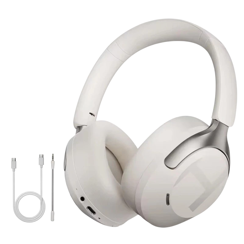 Haylou S40 Beige ANC Bluetooth 6.0 60h Multipoint Casque sans fil