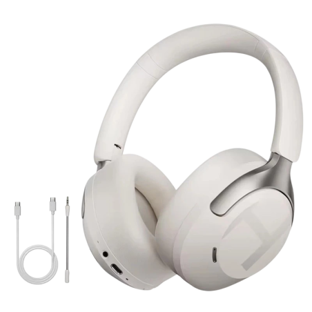 Haylou S40 Beige ANC Bluetooth 6.0 60h Multipoint Casque sans fil