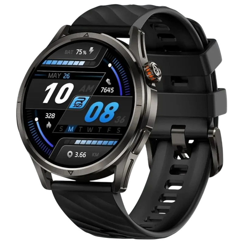 KOSPET Magic R10 Noir 1,43 pouces AMOLED GPS 13 jours +180 sports 5ATM IP69K Smartwatch