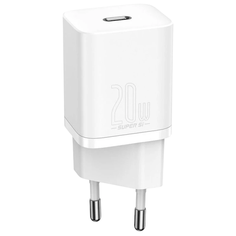 Baseus Super Si Quick Charger 1C 20W Blanc - Chargeur mural