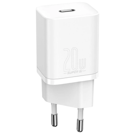 Baseus Super Si Quick Charger 1C 20W Blanc - Chargeur mural