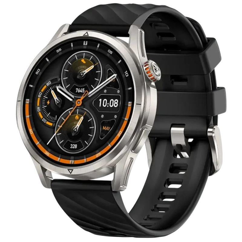 KOSPET Magic R10 Argent 1,43 pouces AMOLED GPS 13 jours +180 sports 5ATM IP69K Smartwatch